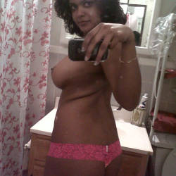 Pic #5 Bathroom Selfie For Me - Big Tits, Brunette