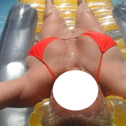 Pic #4 Kay Playing In Ihe Pool - Big Tits, Blonde, Wife/wives