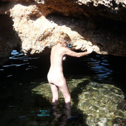 Pic #2 Blondie On The Rocks - Big Tits, Blonde