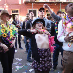 Pic #4Mardi Gras 2016 2 - Big Tits, Flashing, Public Exhibitionist, Public Place
