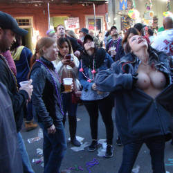 Pic #7Mardi Gras 2016 2 - Big Tits, Flashing, Public Exhibitionist, Public Place