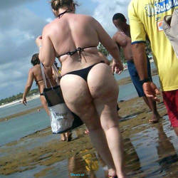 Pic #2 Wife In Porto Beach, Recife City - Beach Voyeur, Bikini Voyeur