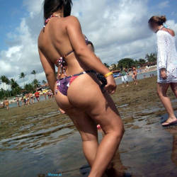 Pic #2 Porto De Galinhas Beach - Beach Voyeur, Bikini Voyeur, Brunette