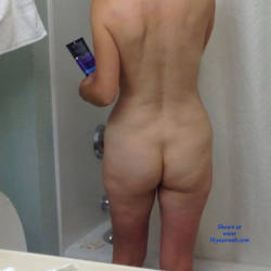 Pic #1 Sandy's Shower Time - Big Tits, Bush Or Hairy