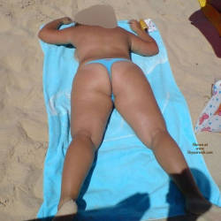 Pic #6 My Wife On The Beach - Beach, Big Tits, Topless Wives