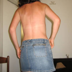 Pic #5 Skirt Without Panties - Shaved