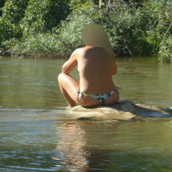 Pic #1 Again My French Wife At Beach - Beach, Big Tits, Wife/wives