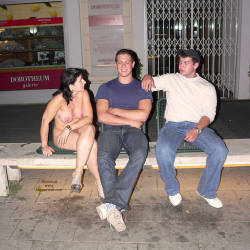 Pic #3 I Always Like To Go Nude - Big Tits, Brunette, Public Exhibitionist, Public Place