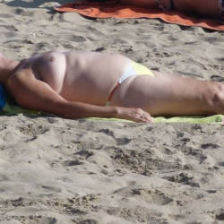 Pic #1 Ladies On The Beach - Beach Voyeur, Big Tits