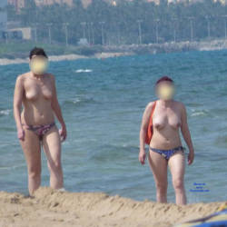 Pic #4 Ladies On The Beach - Beach Voyeur, Big Tits
