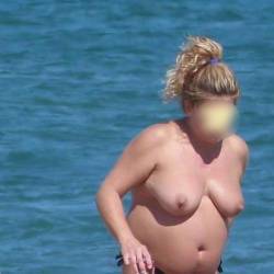 Pic #7 Ladies On The Beach - Beach Voyeur, Big Tits