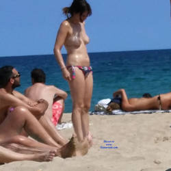Pic #1 Boobies Are Wonderful  - Beach Voyeur, Topless Amateurs