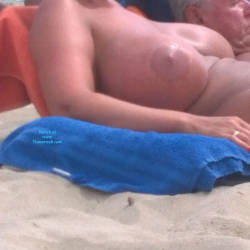 Pic #8 On The Beach, Thong And Big Boobs - Beach Voyeur, Big Tits
