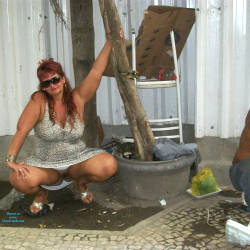 Pic #2 Mais Da Cigana Pra Vcs - Big Tits, Flashing, Public Exhibitionist, Public Place, Redhead, Bush Or Hairy