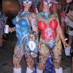 Pic #1 FantasyFest 2016 Part 1 - Nude Amateurs, Costume, Blonde, Big Tits, Outdoors