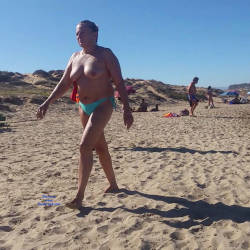 Pic #2 Tits On The Beach - Beach Voyeur, Outdoors