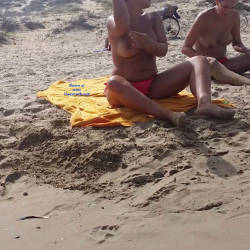 Pic #6 Tits On The Beach - Beach Voyeur, Outdoors