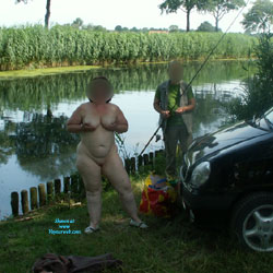 A Lonely Fisherman - BBW, Big Tits, Outdoors, Wife/Wives
