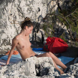 Pic #6 I Wish I Knew Her Name  - Brunette, Outdoors, Small Tits