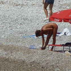 Pic #4 My First Only FKK Contri  - Nude Girls, Big Tits, Outdoors, Beach Voyeur