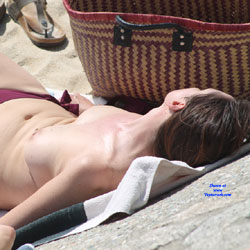 Pic #3 Beach Teens And Milfs - Topless Girls, Outdoors, Bikini Voyeur, Beach Voyeur