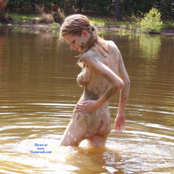 Pic #9 Pond Play Mud - Nude Girls, Big Tits, Outdoors, Firm Ass