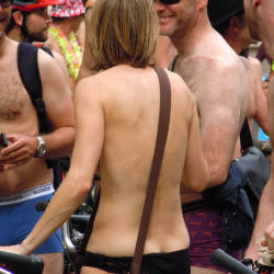 Pic #6 London Naked Bike Ride 2014 - Nude Girls, Public Exhibitionist, Public Place, Bush Or Hairy