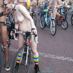 Pic #8 Punk Girl - Nude Girls, Public Exhibitionist, Outdoors, Public Place