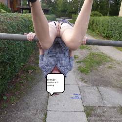 Pic #5 Holiday - Public Exhibitionist, Flashing, Lingerie, Outdoors, Public Place, Shaved, Amateur