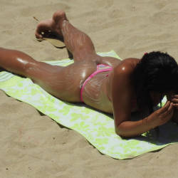 Pic #5 Asses From Recife City, Brazil - Beach, Brunette, Outdoors, Bikini Voyeur, Beach Voyeur