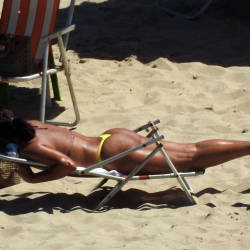 Pic #6 Asses From Recife City, Brazil - Beach, Brunette, Outdoors, Bikini Voyeur, Beach Voyeur