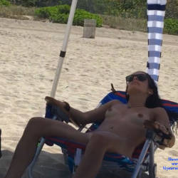 Pic #4 A Walk Through Haulover Beach - Nude Girls, Beach, Brunette, Outdoors, Beach Voyeur