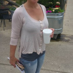 Large tits of a neighbor - My little hottie