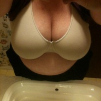 Extremely large tits of a neighbor - big girl
