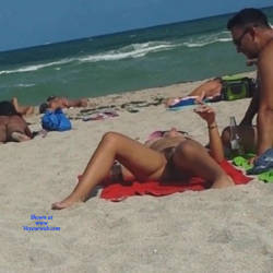 Pic #5 First Try - Nude Girls, Beach, Outdoors, Bush Or Hairy, Beach Voyeur