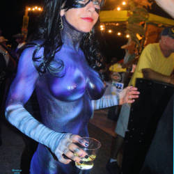 Pic #1 Some Fun At Fantasy Fest - Nude Girls, Big Tits, Outdoors, Public Place