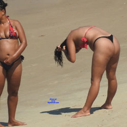 Pic #7 Tight Bikini In Janga Beach - Beach, Brunette, Outdoors, Bikini Voyeur