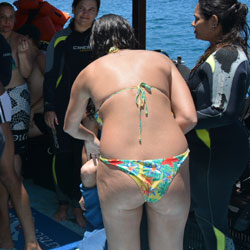 Pic #1 Fun Scuba Boat MILFS - Outdoors, Bikini Voyeur