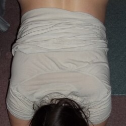 My girlfriend's ass - just an ass ready for insertion