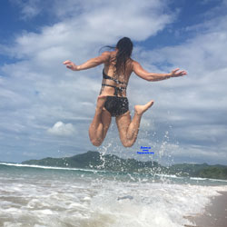 Beach Fun - Beach, Brunette, Outdoors, Wife/Wives, Amateur