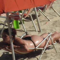 Pic #1 Asses From Brazil - Beach, Outdoors, Bikini Voyeur