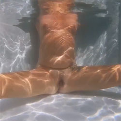 Playing In The Pool - Nude Girls, Bush Or Hairy, Amateur, legs spread wide open