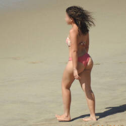 Pic #1 Asses From Brazil - Beach, Brunette, Outdoors, Bikini Voyeur