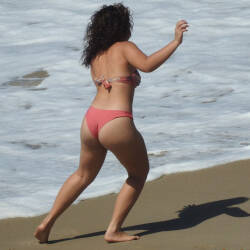 Pic #3 Asses From Brazil - Beach, Brunette, Outdoors, Bikini Voyeur