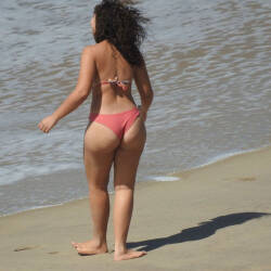 Pic #4 Asses From Brazil - Beach, Brunette, Outdoors, Bikini Voyeur