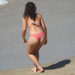 Pic #5 Asses From Brazil - Beach, Brunette, Outdoors, Bikini Voyeur