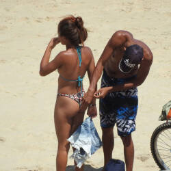 Pic #8 Asses From Brazil - Beach, Brunette, Outdoors, Bikini Voyeur
