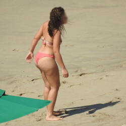 Pic #6 Asses From Brazil - Beach, Brunette, Outdoors, Bikini Voyeur