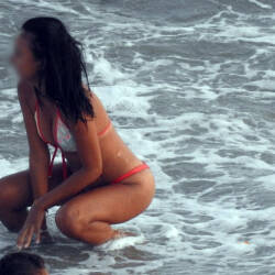 Pic #2 Asses From Brazil - Beach, Brunette, Outdoors, Bikini Voyeur