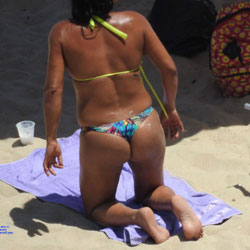 Pic #4 Beautiful Woman - For The Admirers Of My Photos - Beach, Brunette, Outdoors, Bikini Voyeur